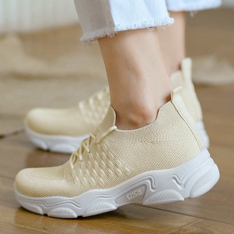 Student Casual Sneaker Thick Bottom Female