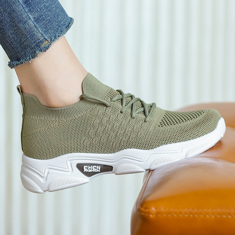 Student Casual Sneaker Thick Bottom Female